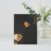 Portrait von Desiderius Erasmus Postkarte (Stehend Vorderseite)