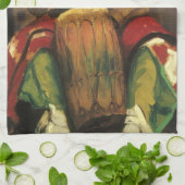 Portrait von Dieguito Roybal von Robert Henri Geschirrtuch (Gefaltet)