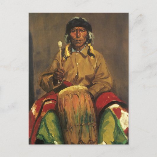 Portrait von Dieguito Roybal von Robert Henri Postkarte (Vorderseite)