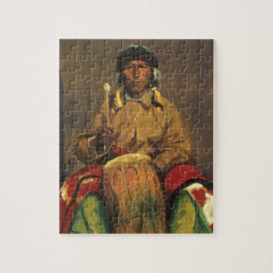 Portrait von Dieguito Roybal von Robert Henri Puzzle