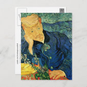 Portrait von Doktor Gachet, Van Gogh Fine Art Postkarte (Vorne/Hinten)