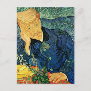 Portrait von Doktor Gachet, Van Gogh Fine Art Postkarte