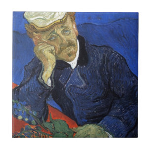 Portrait von Doktor Gachet von Van Gogh Fliese
