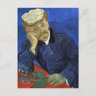 Portrait von Doktor Gachet von Van Gogh Postkarte