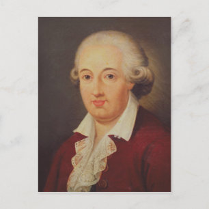 Portrait von Domenico Cimarosa Postkarte
