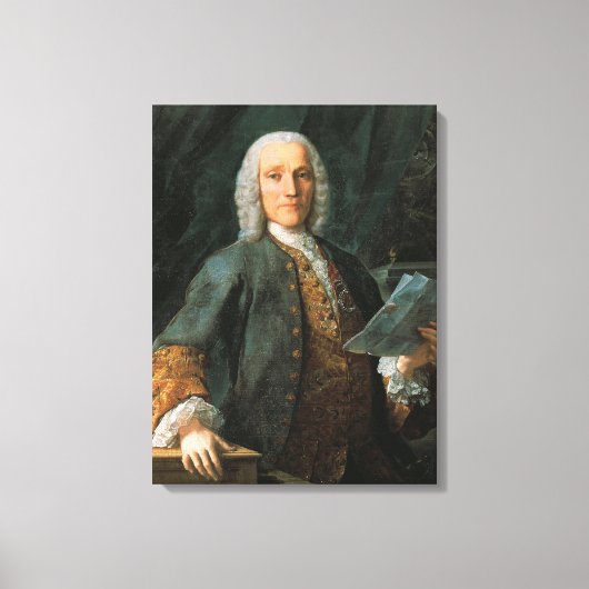 Portrait von Domenico Scarlatti Leinwanddruck (Vorderseite)
