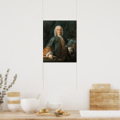 Portrait von Domenico Scarlatti Poster (Küche)