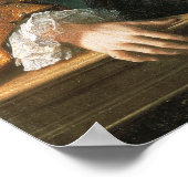 Portrait von Domenico Scarlatti Poster (Ecke)