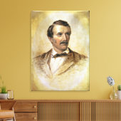 Portrait von Dr. David Livingstone Leinwanddruck (Insitu (Wohnzimmer))