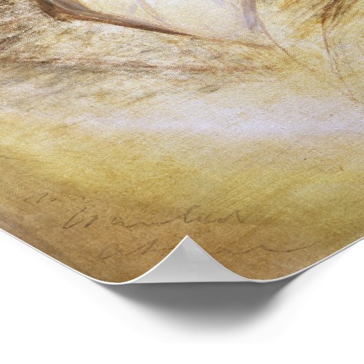 Portrait von Dr. David Livingstone Poster (Ecke)