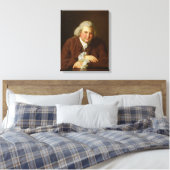 Portrait von Dr. Erasmus Darwin Leinwanddruck (Insitu (Schlafzimmer))