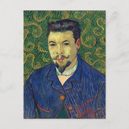 Portrait von Dr. Felix Rey, Van Gogh Fine Art Postkarte (Vorderseite)