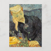 Portrait von Dr. Gachet Postkarte (Vorderseite)