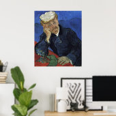 Portrait von Dr. Gachet, Vincent van Gogh Poster (Heimbüro)
