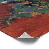 Portrait von Dr. Gachet, Vincent van Gogh Poster (Ecke)