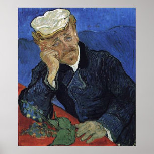 Portrait von Dr. Gachet, Vincent van Gogh Poster
