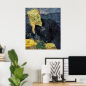 Portrait von Dr. Gachet, Vincent van Gogh Poster (Heimbüro)