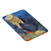 Portrait von Dr. Gachet von Vincent Van Gogh Magnet (Rechte Seite)