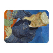 Portrait von Dr. Gachet von Vincent Van Gogh Magnet (Horizontal)