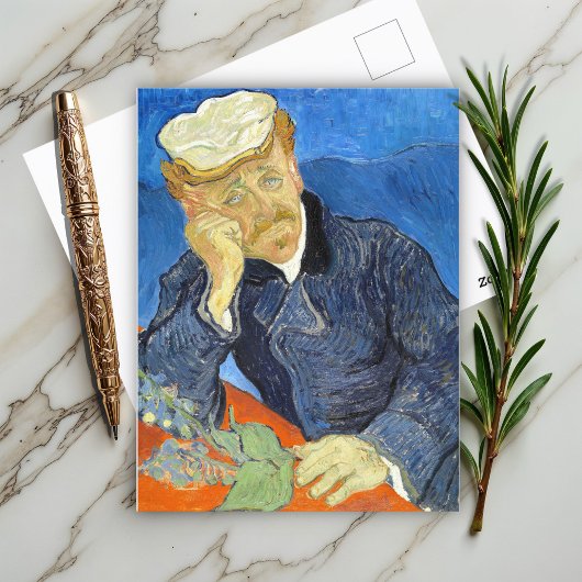 Portrait von Dr. Gachet von Vincent Van Gogh Postkarte