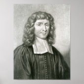 Portrait von Dr. Isaac Barrow Poster (Vorne)