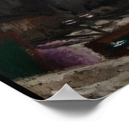 Portrait von Dr. Samuel D. Gross von Thomas Eakins Poster (Ecke)