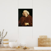 Portrait von Dr. Samuel Johnson Poster (Küche)