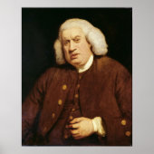 Portrait von Dr. Samuel Johnson Poster (Vorne)