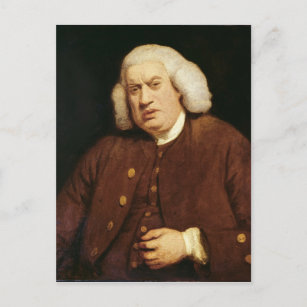 Portrait von Dr. Samuel Johnson Postkarte