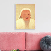 Portrait von Dschingis Khan, Mongol Khan Leinwanddruck (Insitu (Wohnzimmer))