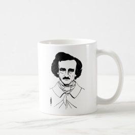 Portrait von Edgar Allan Poe Kaffeetasse