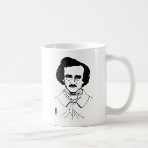 Portrait von Edgar Allan Poe Kaffeetasse