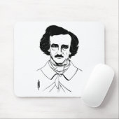 Portrait von Edgar Allan Poe Mousepad (Mit Mouse)