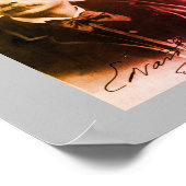 Portrait von Edvard Grieg Poster (Ecke)