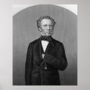 Portrait von Edward Baines Poster