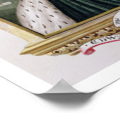 Portrait von Edward III (1312-77) König von Englan Poster (Ecke)