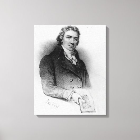 Portrait von Edward Jenner Leinwanddruck (Vorderseite)