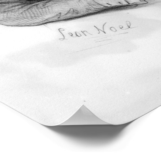 Portrait von Edward Jenner Poster (Ecke)