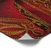 Portrait von Edward VI Poster (Ecke)