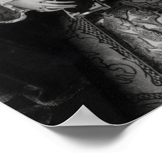 Portrait von Elisabeth I., 1546, Prinzessin Poster (Ecke)