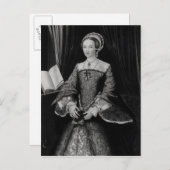 Portrait von Elisabeth I., 1546, Prinzessin Postkarte (Vorne/Hinten)