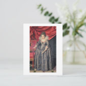 Portrait von Elisabeth von Frankreich (1602-44) To Postkarte (Stehend Vorderseite)