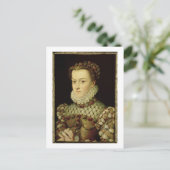 Portrait von Elisabeth von Österreich (1554-1992) Postkarte (Stehend Vorderseite)