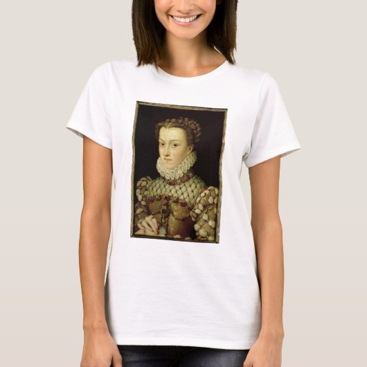 Portrait von Elisabeth von Österreich (1554-1992) T-Shirt (Vorderseite)