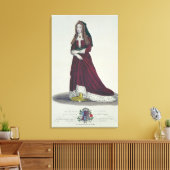 Portrait von Elisabeth von York, 1841 Leinwanddruck (Insitu (Wohnzimmer))