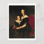 Portrait von Eliza Boardman und ihrem Sohn Robert, Postkarte (Vorderseite)