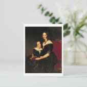 Portrait von Eliza Boardman und ihrem Sohn Robert, Postkarte (Stehend Vorderseite)