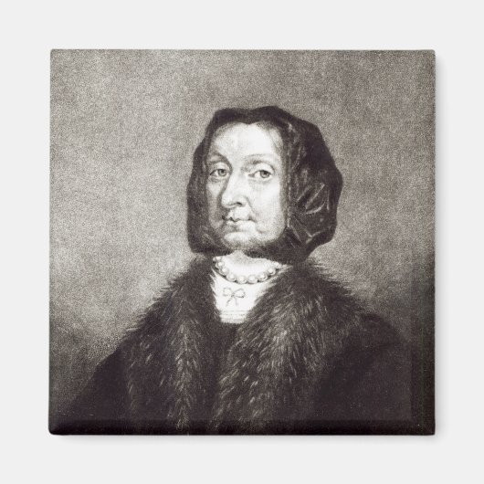 Portrait von Elizabeth Cromwell Magnet (Vorne)