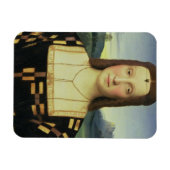 Portrait von Elizabeth Gonzaga, c.1504 (Öl auf Sch Magnet (Horizontal)