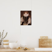 Portrait von Elizabeth Sydenham Poster (Küche)